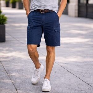 BC Clothing Expedition Cargo Shorts 40 | Navy Outdoor Utility EUC